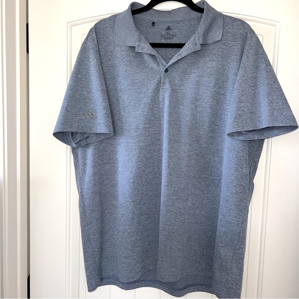 Men’s Adidas Primegreen golf/Polo shirt size XL, color Blue - Picture 1 of 3